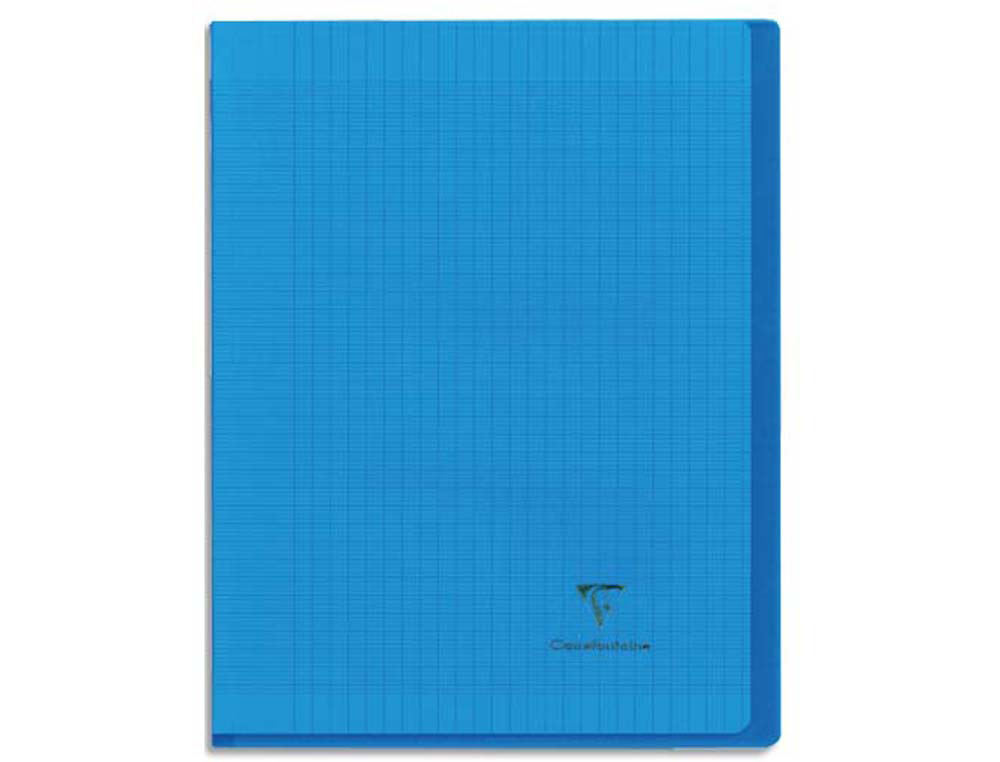 Cahier piqué clairefontaine koverbook couverture protège-cahier 2 rabats a5+ 17x22cm 96 p ages 90g 7 coloris assortis