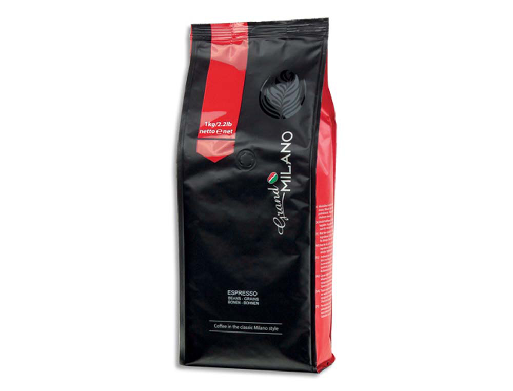 Cafe en grains miko espresso milano 95% arabica 5% robusta paquet 1 kg
