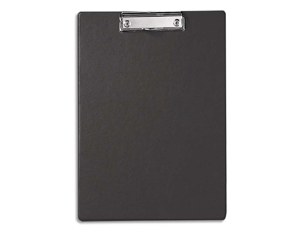 Porte-bloc maul a4 pvc avec pince metal coloris noir