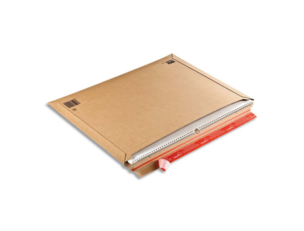 Pochette d expedition rigide colompac carton brun format l57 x h42 cm epaisseur 5 cm
