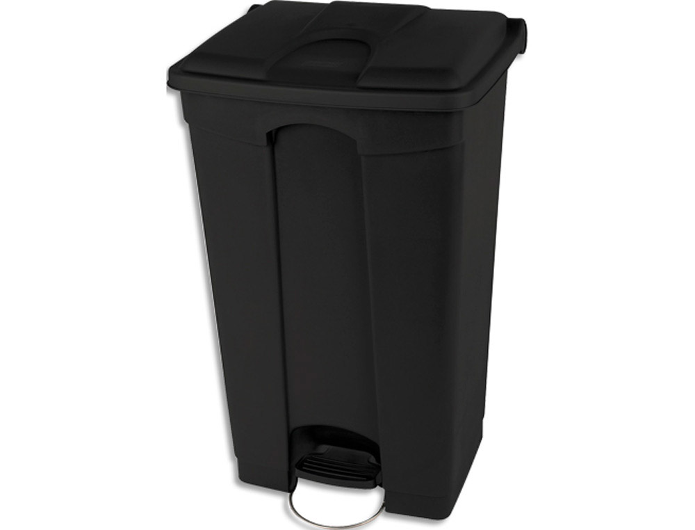 Collecteur a pedale probbax coloris gris fonce 90 l