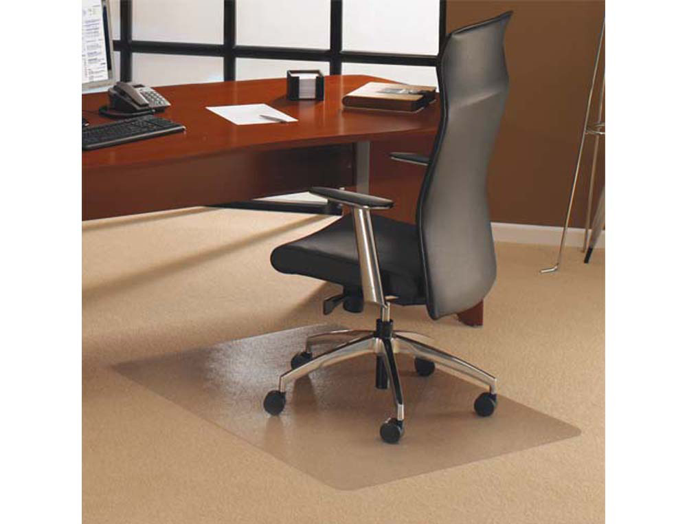Cleartex tapis protège sol pour sols durs rectangle 121x183cm