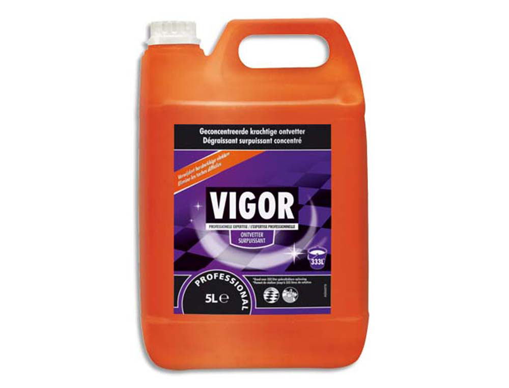 Nettoyant detergent surpuissant degraissant concentre ph11 vigor 5 l