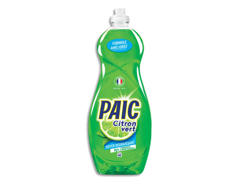 Liquide vaisselle paic citron vert flacon 750 ml