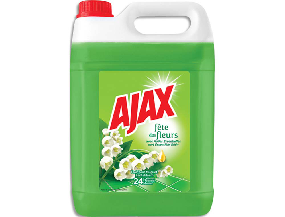 Nettoyant ajax fleurs de printemps bidon 5 l