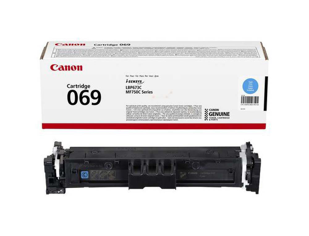 Toner laser original canon 069 cyan