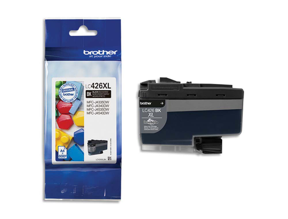 Cartouche d'encre original brother lc426xlbk 6000 p noir