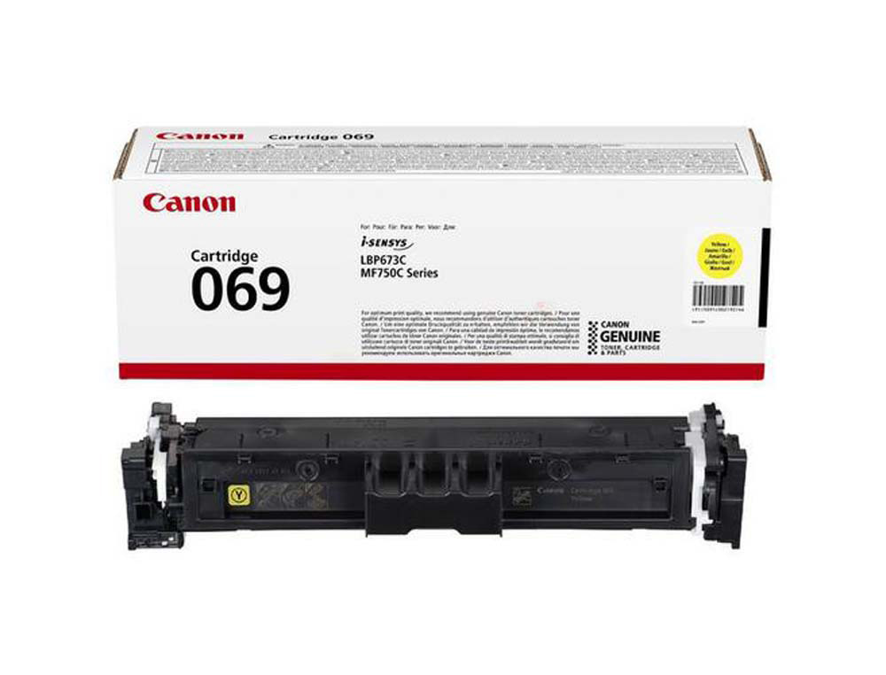 Toner laser original canon 069 jaune