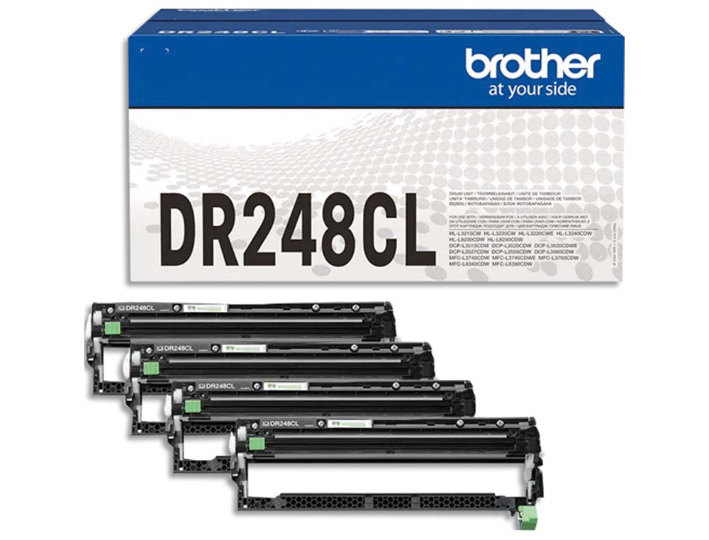 Tambour original brother dr248pack de 4 couleurs