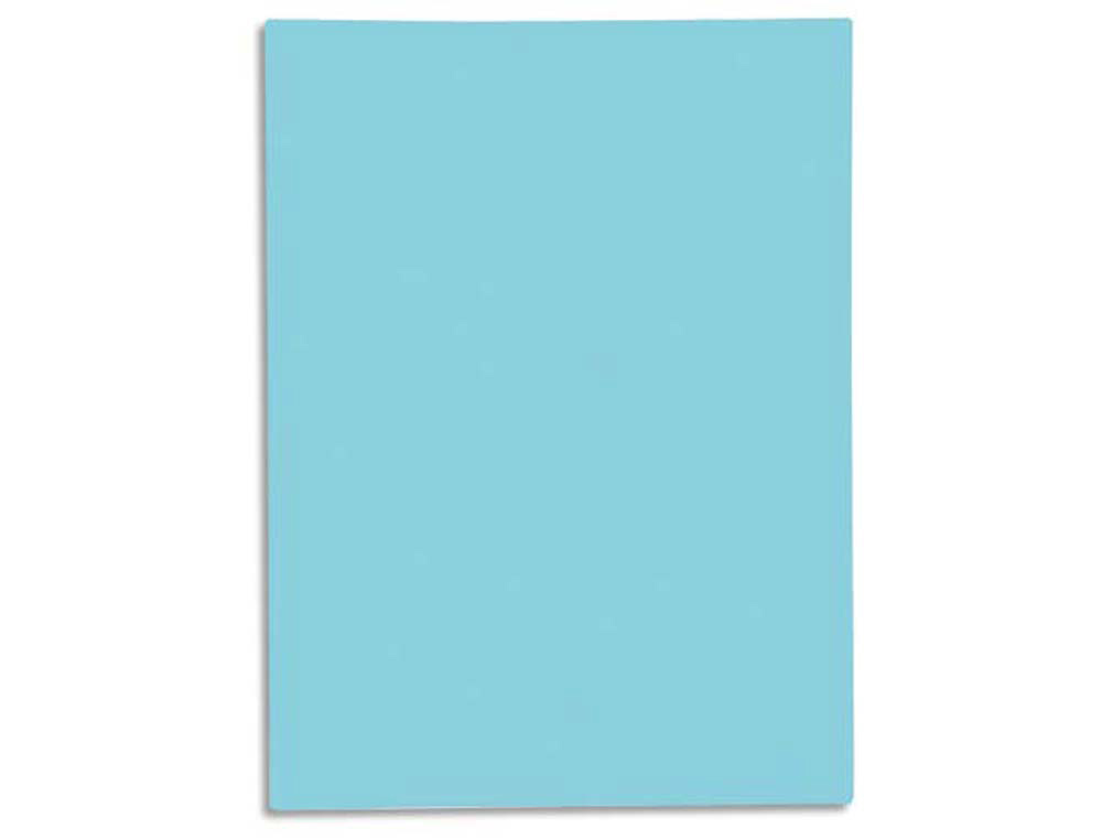 Chemises 1 rabat exacompta super 250 210 g bleu clair paquet 50