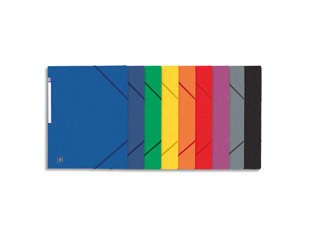 Chemise simple à élastique oxford top file carte lustrée coloris assortis