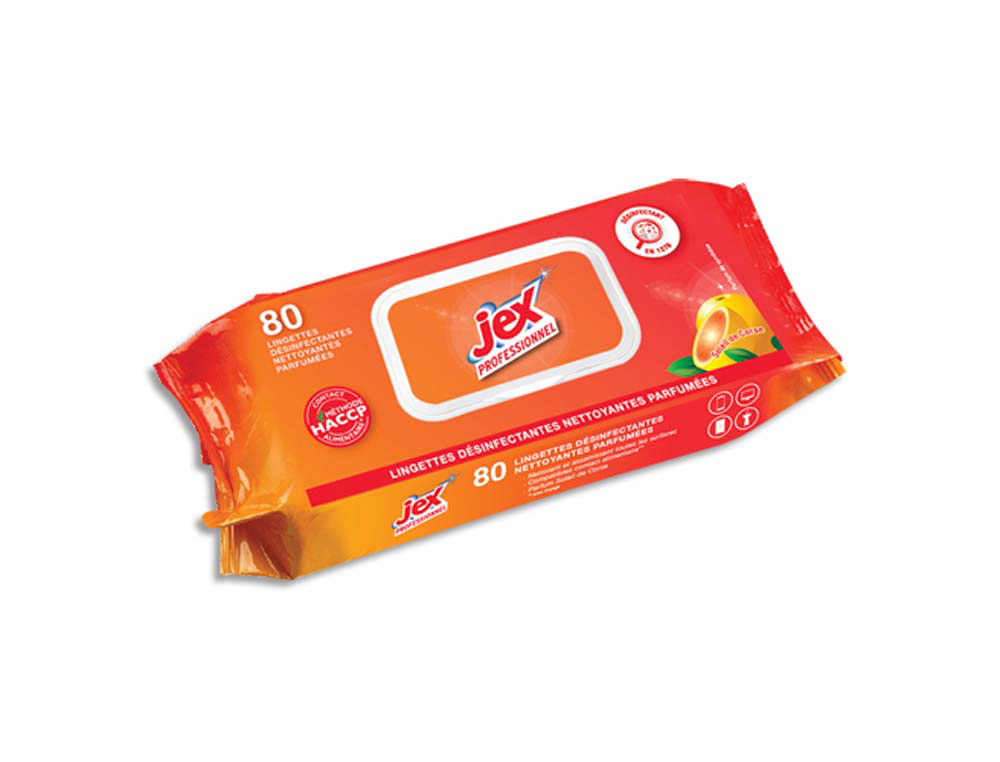 Lingettes désinfectantes jex professionnel soleil de corse paquet 80