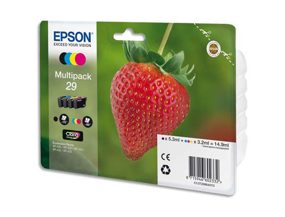 Cartouche d'encre original epson c13t29864012 pack