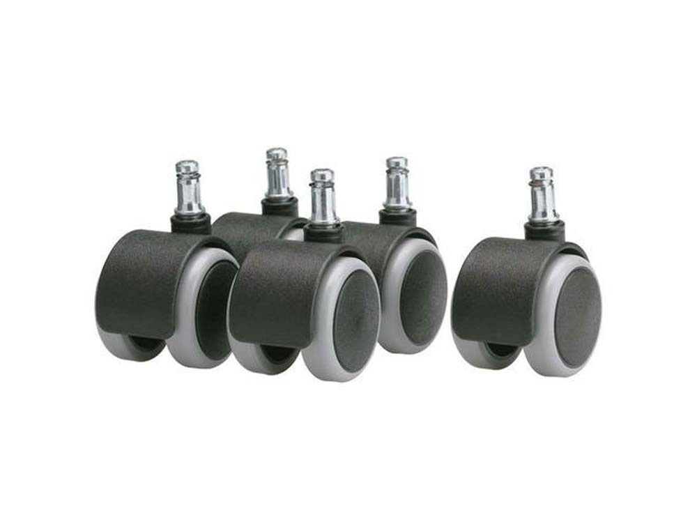 Roulettes pour sol dur diametre 50 mm jeu de 5 ref 338982