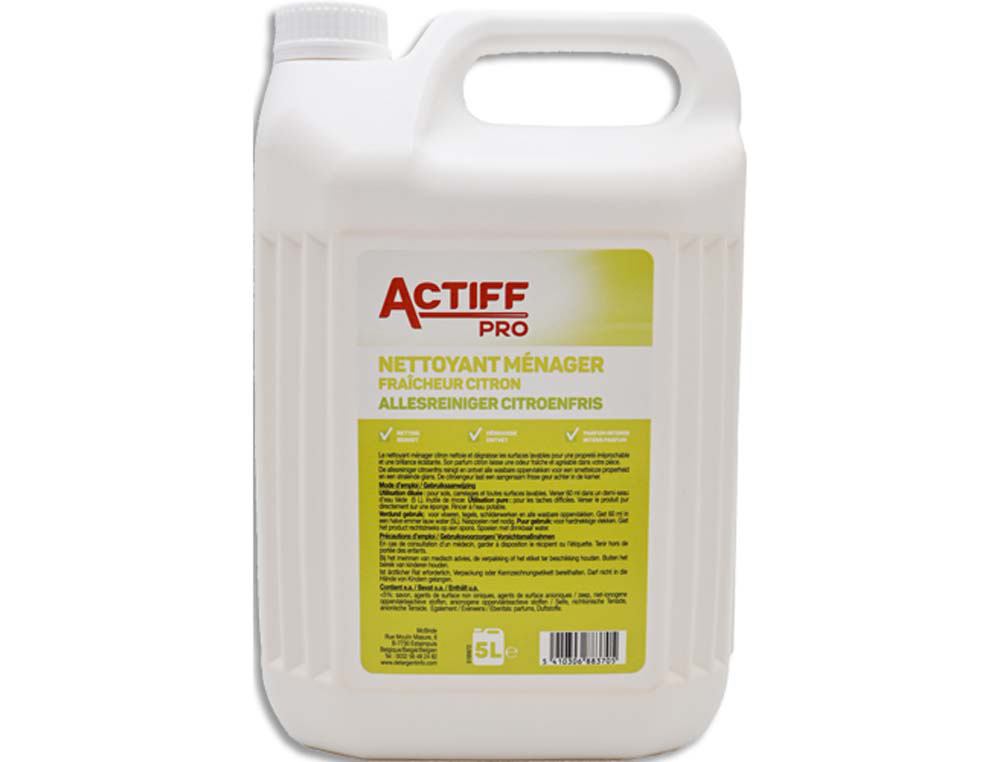 Nettoyant ménager actif pro parfum citron 5l db05