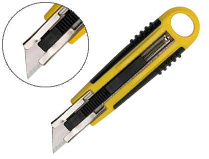 Cutter q-connect rétractable lame 18mm