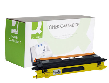 Toner laser compatible q-connect brother tn135y 4000 p jaune