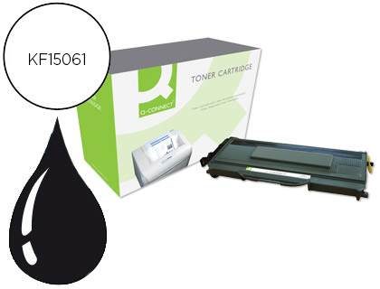 Toner laser compatible q-connect brother tn2110 2000 p noir