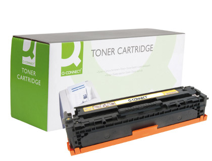 Toner laser compatible q-connect hp cb542a 1400 p jaune