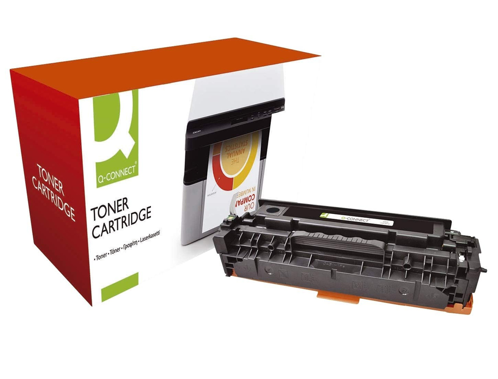 Toner laser compatible q-connect hp cc530a 3500 p noir