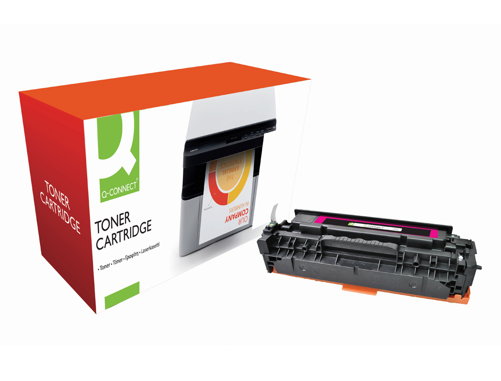 Toner laser compatible q-connect hp cc533a 2800 p magenta