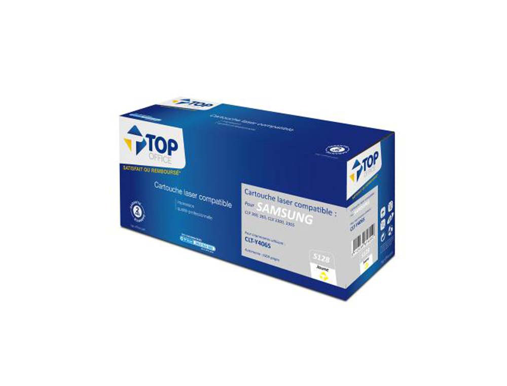 Toner laser compatible top office samsung 406s jaune