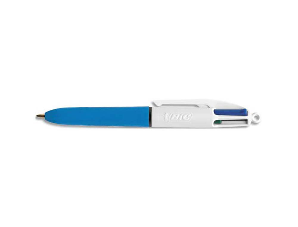 Stylo-bille bic 4 couleurs mini pointe moyenne encre classique rétractable rechargeable 4 couleurs standard