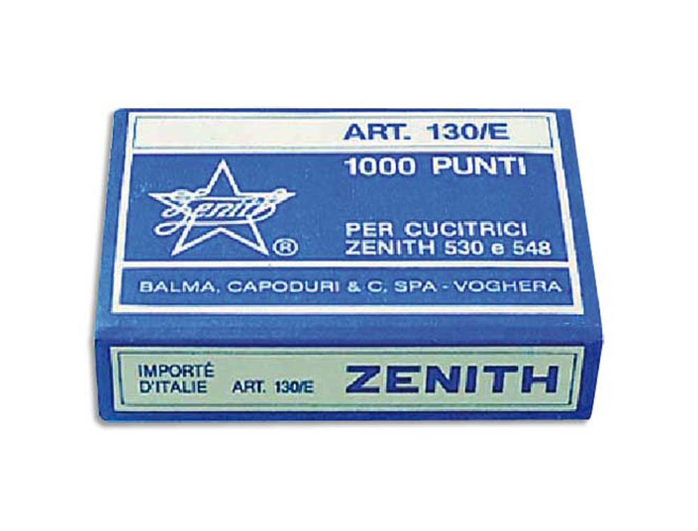 Agrafe zénith 130 e boîte 1000 unités