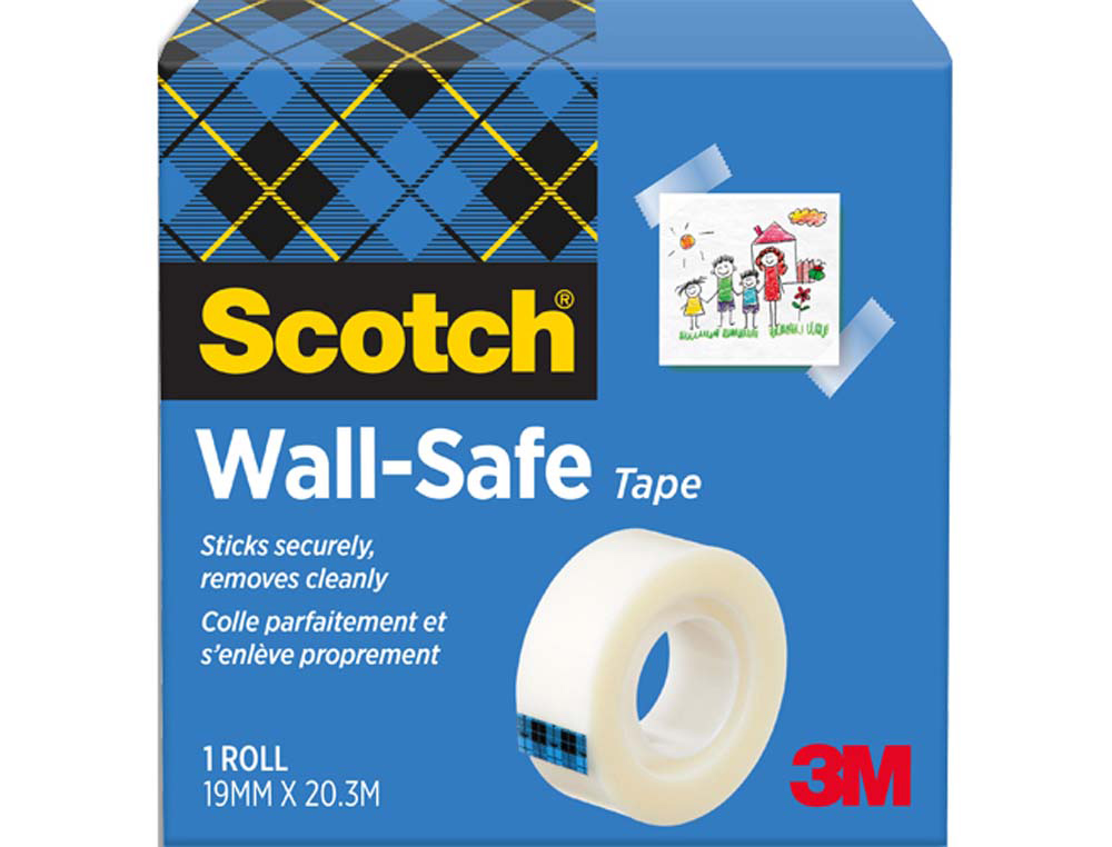 Ruban adhésif scotch magic 811 repositionnable invisible 19mmx33m boîte individuelle