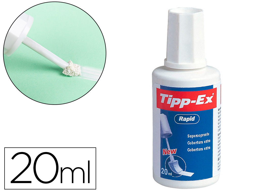 Correcteur tipp-ex rapid pinceau liquide flacon 20ml