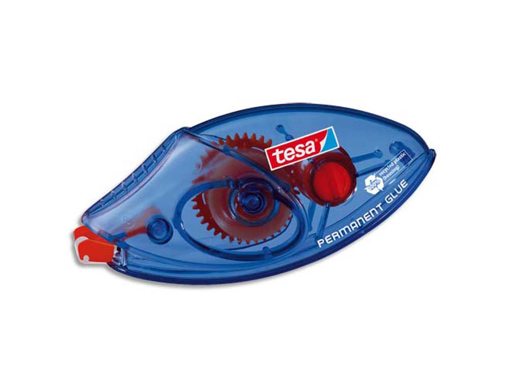 Colle tesa roller jetable permanent ergonomique ruban haute qualité plastique emballage recyclé 8.4mmx8.5m