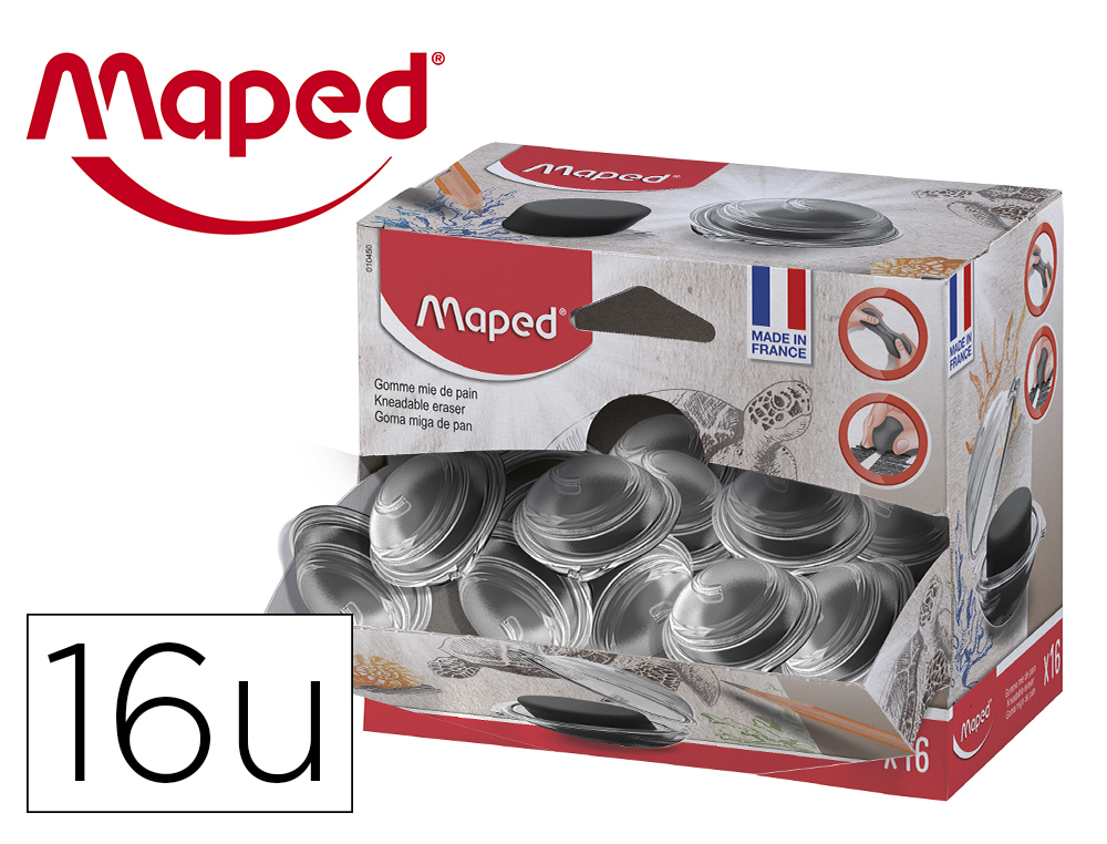 Gomme maped mie de pain efface estompe pastel fusain