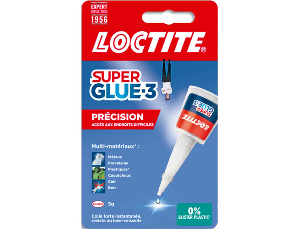 Colle rapide loctite précision embout fin collages précis flacon 5g