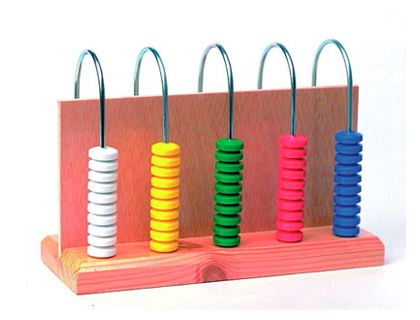 Abaque en bois 5 colonnes 245x180x195mm