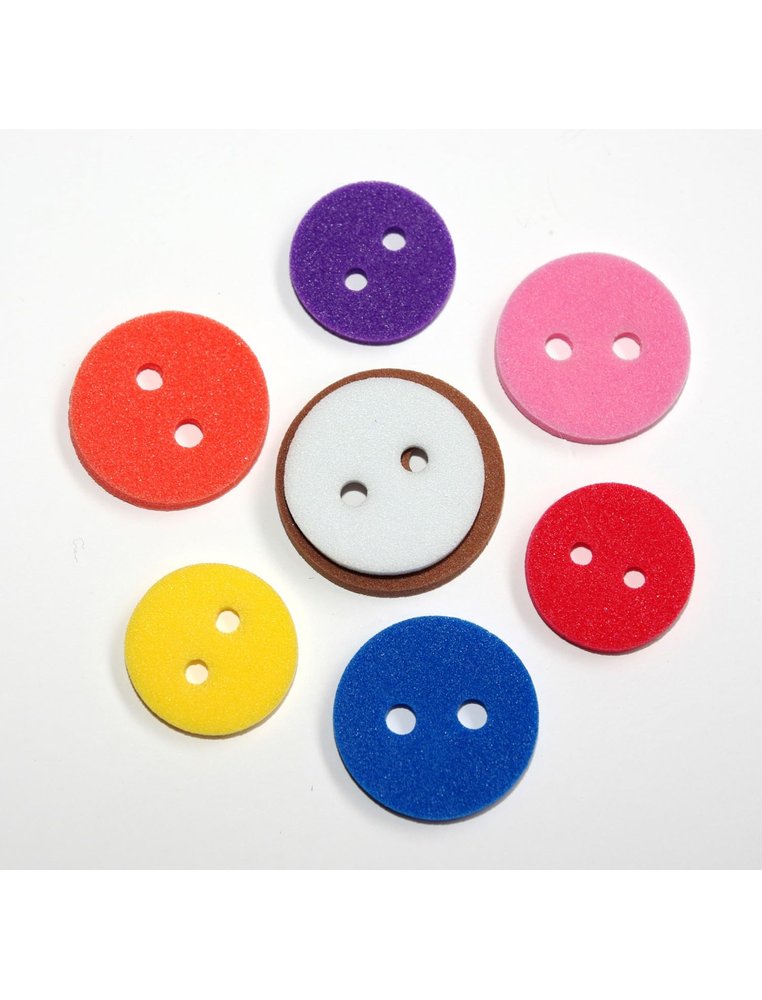 Bouton mousse oz international assortiment tailles coloris lot 300u