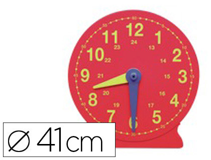 Grande horloge magnétique aiguilles synchronisées diamètre 41cm