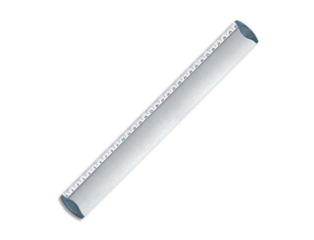 Règle maped 30cm plate embouts protect system anti-bruit aluminium anodisé résistance optimale