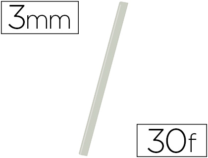 Baguette relier exacompta serodo découpe arrondie facilite insertion 30f épaisseur 3mm 297mm transparent boîte 25u