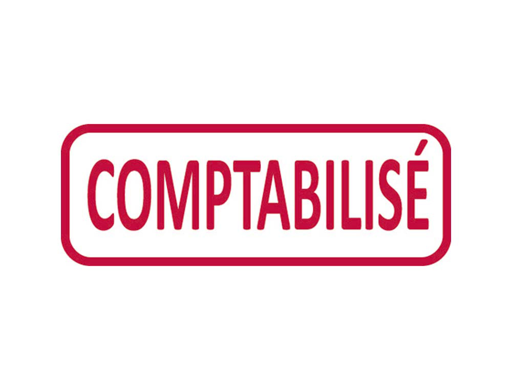 Formule commerciale trodat xprint comptabilisé empreinte 44x15mm encrage automatique rechargeable rouge