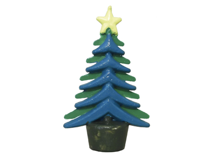Arbre de noël en styropor à décorer pqt de 12u