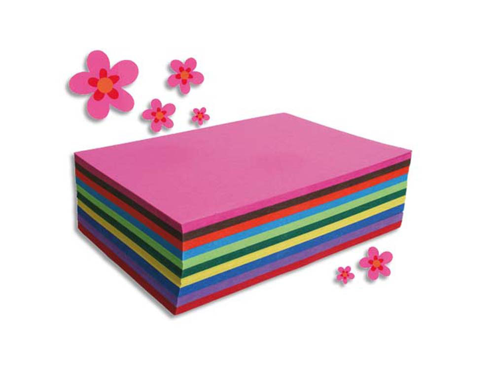 Papier dessin maildor carta cartonné 130g/m2 210x297mm coloris assortis paquet 250f