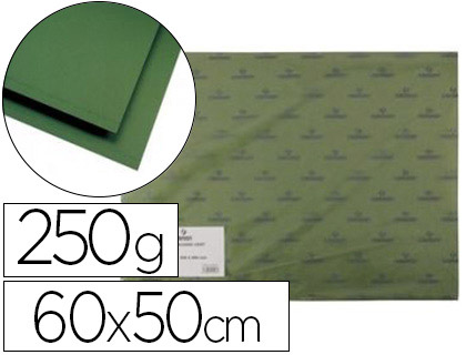 Papier buvard canson feuille 250g 65x50cm unicolore blanc