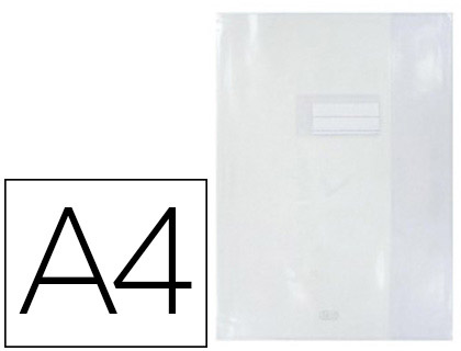 Protège-cahier elba standard pvc cristal 20/100e a4 210x297mm incolore