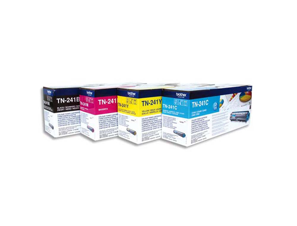 Toner laser original brother tn241m 1400 p magenta