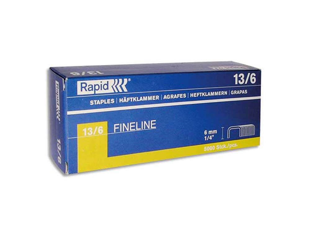 Agrafe rapid 13/6 boîte 5000 unités