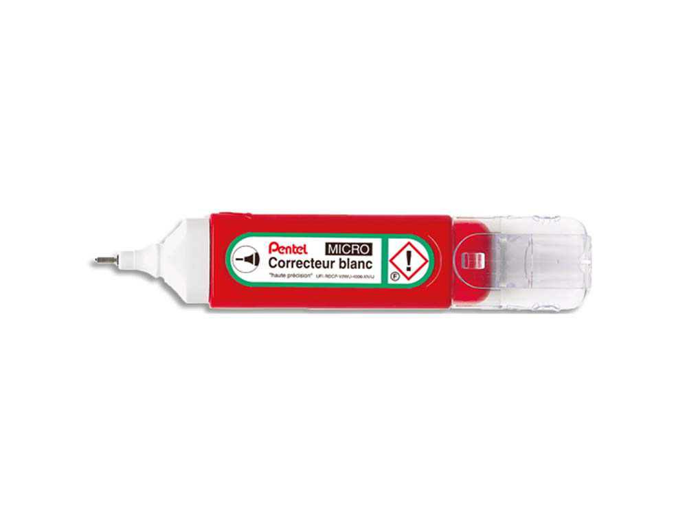 Stylo correcteur pentel pentex micro largeur trace bille 1.4mm sans pvc 12ml