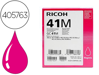 Cartouche d'encre original ricoh 41c 2200 p magenta