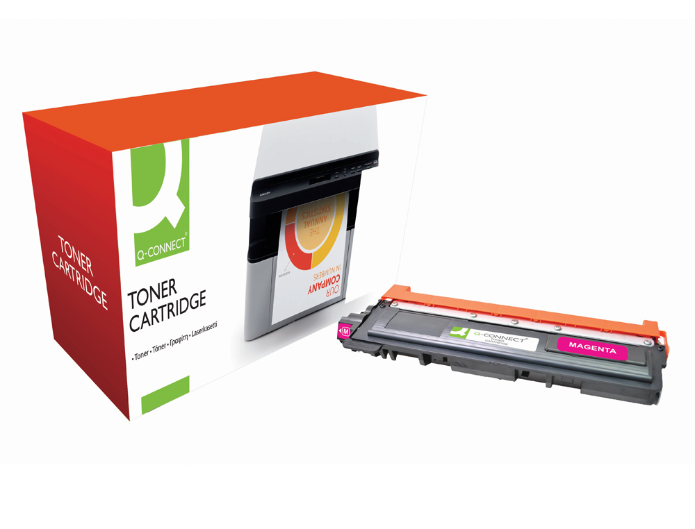 Toner laser compatible q-connect brother tn230m 1400 p magenta