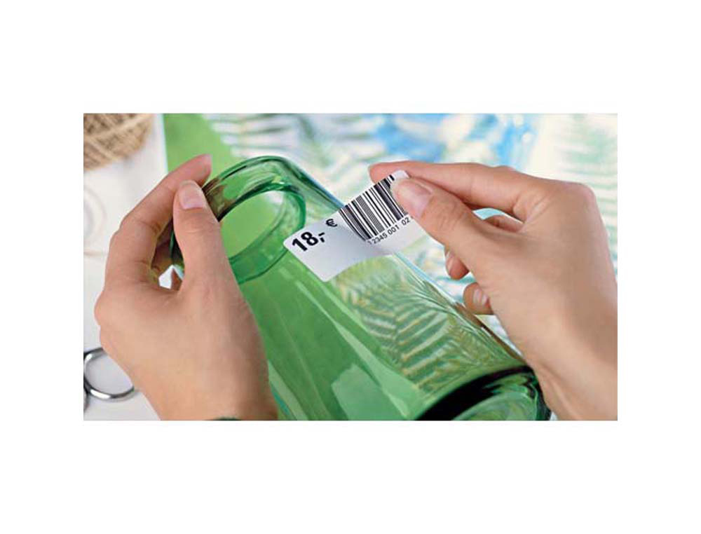 Étiquette adhésive avery enlevable laser jet d'encre 63.5x29.6mm écologique boîte 675 unités
