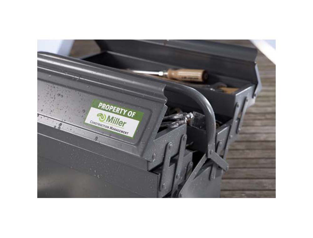 Étiquette adhésive avery ultra-résistante impression laser 45.7x21.2mm pochette 960 unités